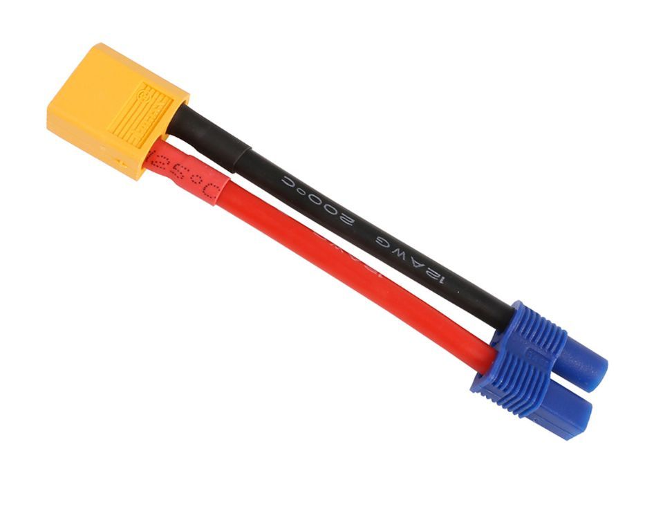 Gens Ace XT60 Male To EC3 Female Adapter Cable - GEAX6M2E3F