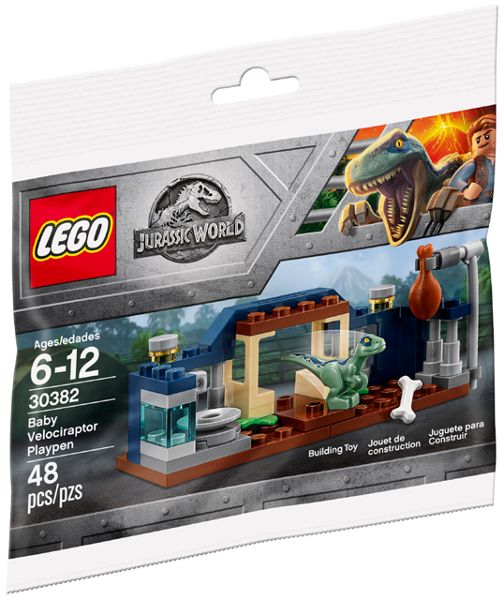 Lego Jurassic World: Baby Velociraptor Playpen polybag 30382