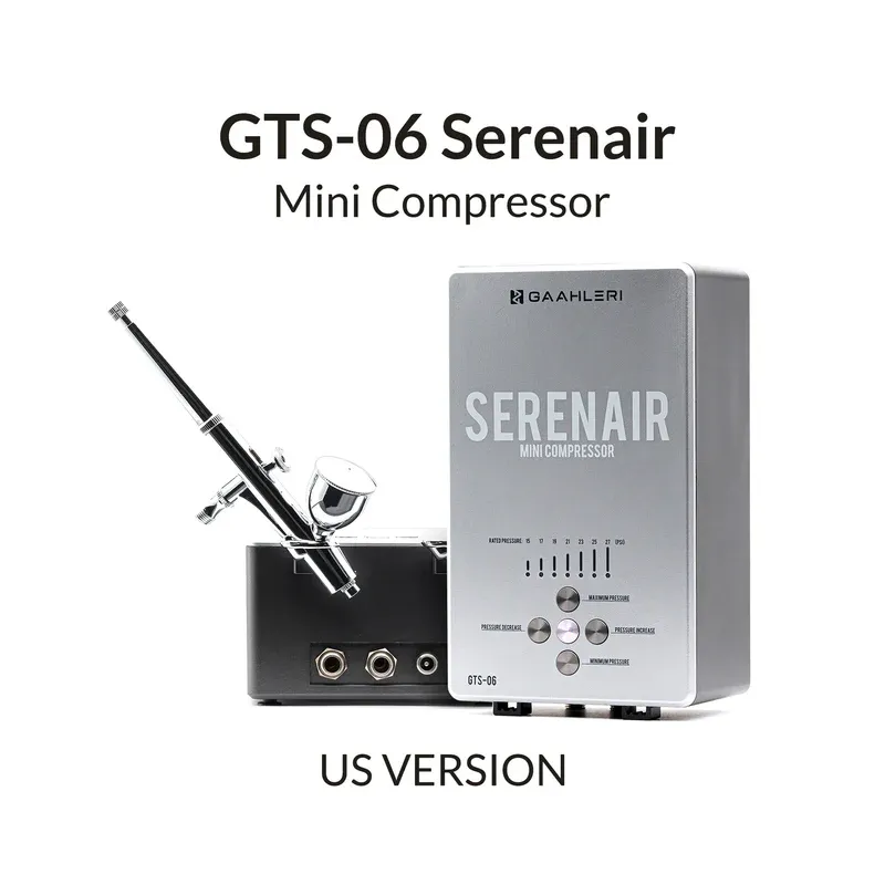 Gaahleri Ambition Series GTS-06 Serenair Mini Compressor with Airbrush (US Ver.)