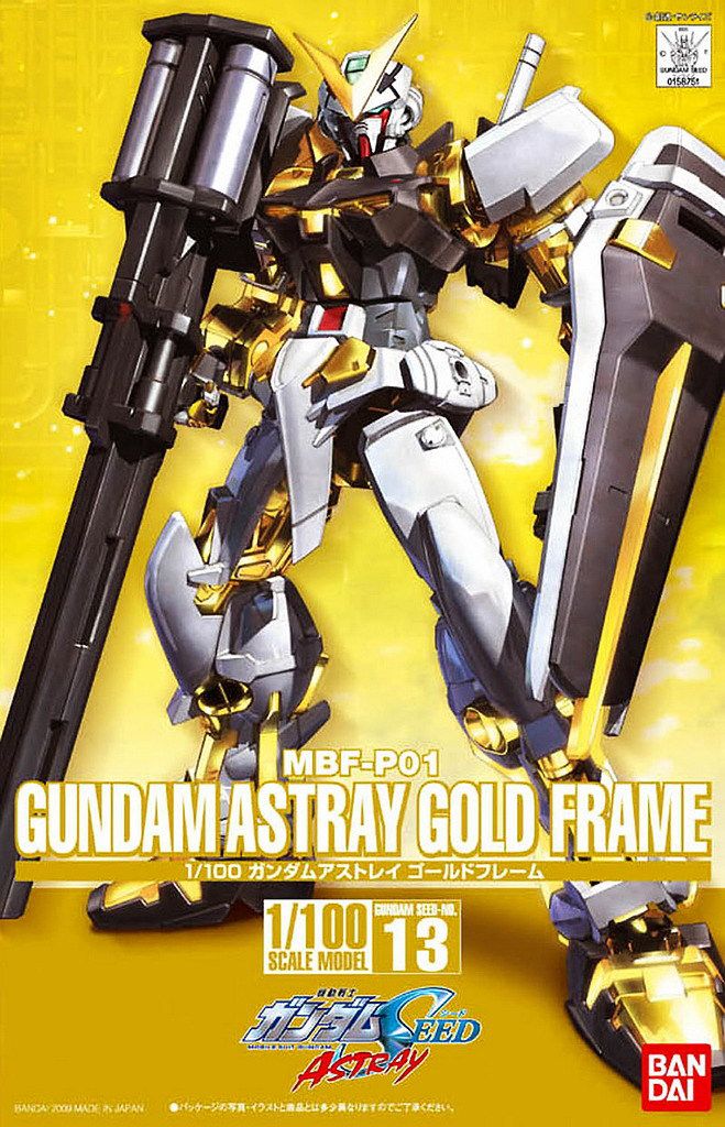 HG 1/100 #13 Gundam Astray Gold Frame #0158751 by Bandai