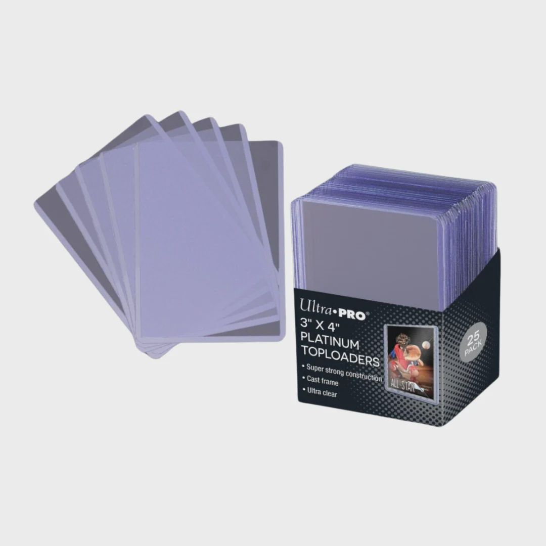 Ultra Pro 3" x 4" Platinum Toploaders