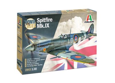 Spitfire Mk IX Aces 1/48 #2843 by Italeri