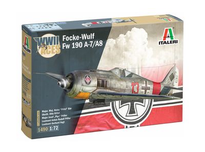Focke-Wulf FW190 A-8/F Aces 1/72 #1490 by Italeri