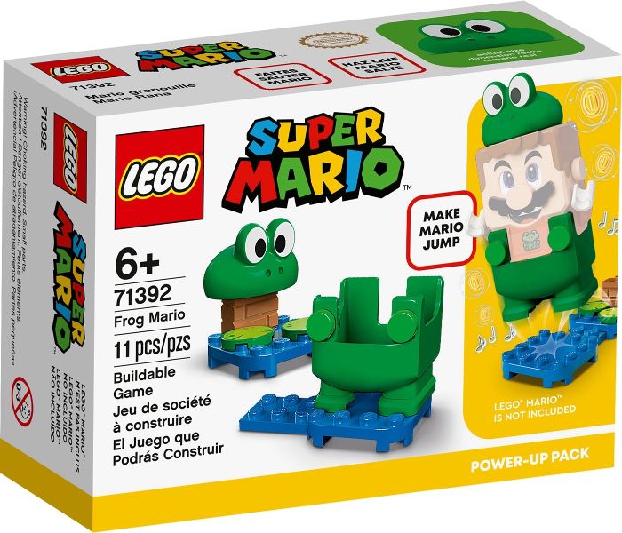 Lego Super Mario: Frog Mario - Power-Up Pack 71392 (used complete with box in great shape)