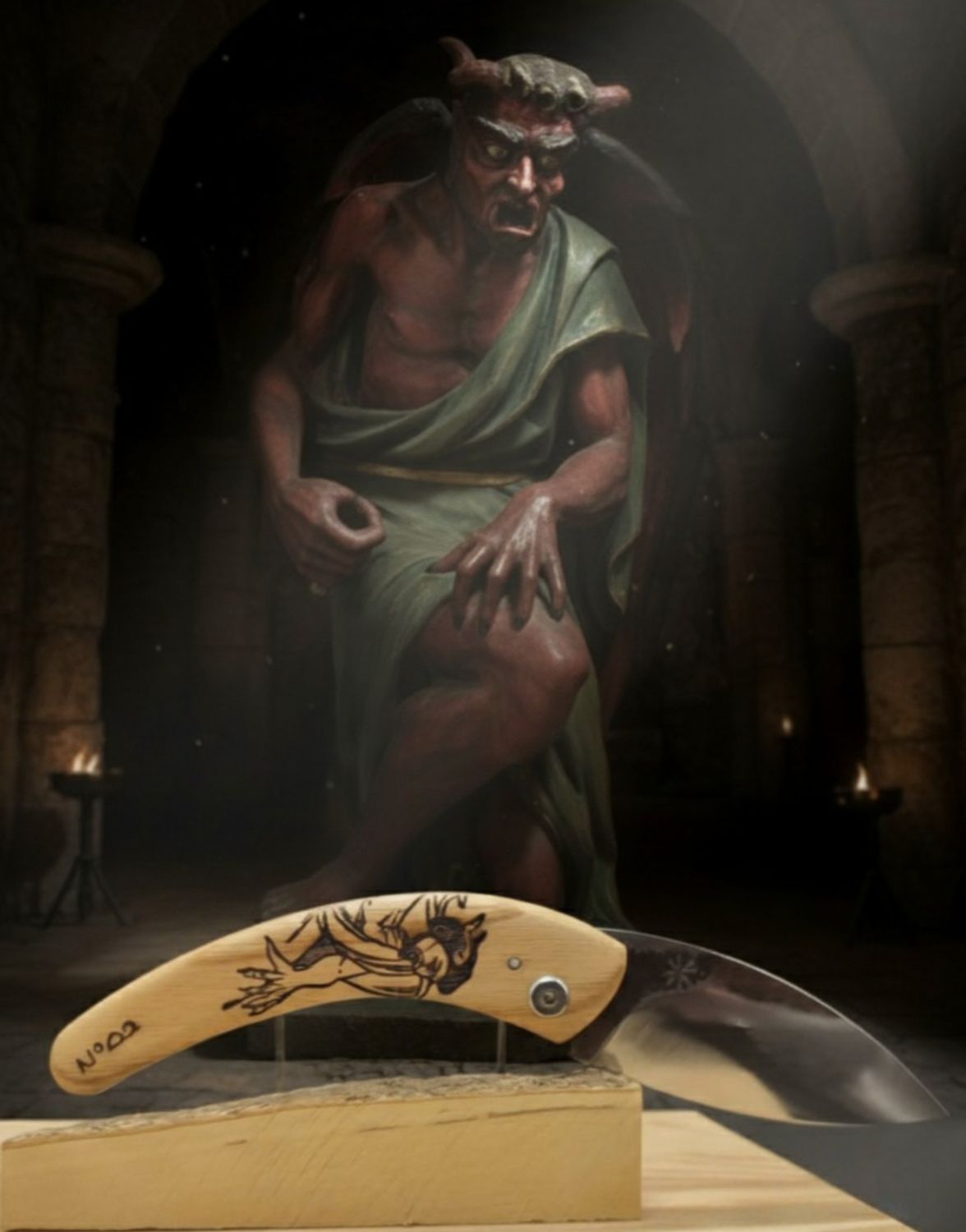 COUTEAU AUDOIS &quot;ASMODEE&quot;