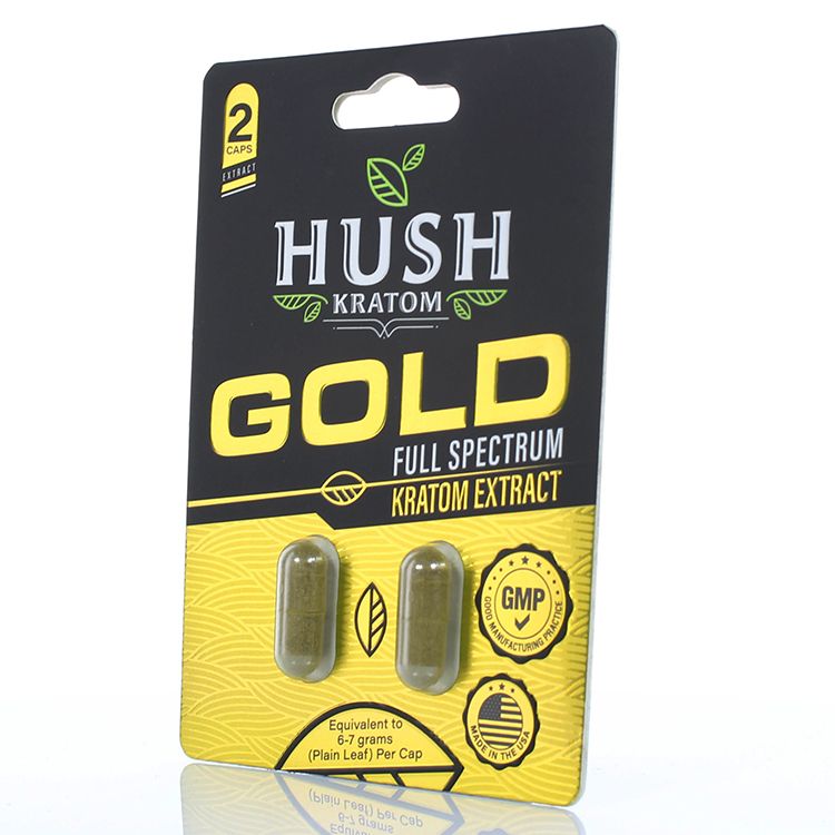 Hush Kratom Gold Extract Capsules