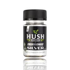 Hush Kratom Silver Enhanced Extract Capsules