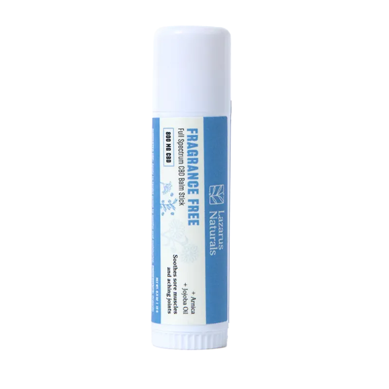 Lazarus Naturals Balm Stick Fragrance Free 800mg