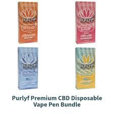 Purlyf CBD Full Spec Disposable Vape, Amped