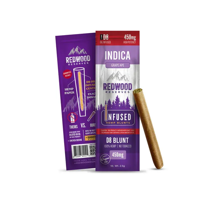 Redwood Reserves - D8-Blunt Grape Ape - Indica