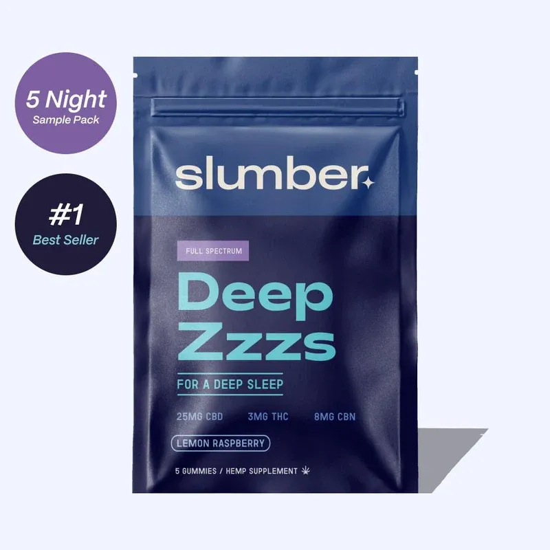 Slumber CBN/CBD Gummies Deep ZZZ's 5ct
