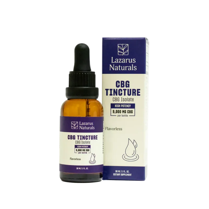 Lazarus Natural CBG Tincture - Flavorless 9000mg