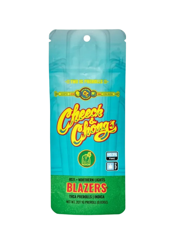 Cheech &amp; Chong Blazers RS11 + Northern Lights Prerolls Indica