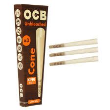 OCB 3pk unbleached king size
