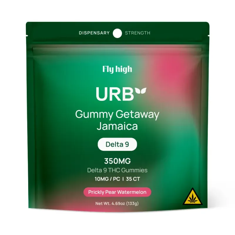 Urb Delta 9 Gummies, 350mg Jamaica Prickly Pear Watermelon