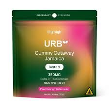 Urb Delta 9 Gummies, 350mg Jamaica Peach Mango Watermelon