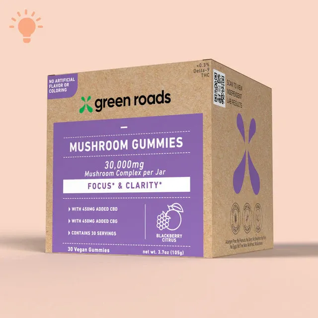 Green Roads CBD/CBG Mushroom gummies