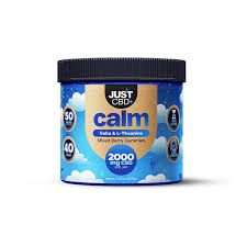 Just CBD Calm Mixed Berry Gummies Gaba &amp; L-Theanine