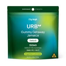 Urb Delta 9 Gummies, 350mg, jamaica Dragonberry Lemonade