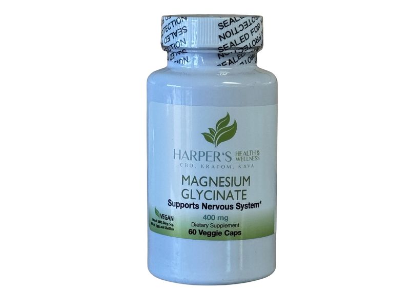 Harper's Magnesium Glycinate 400mg 120 veggie cap