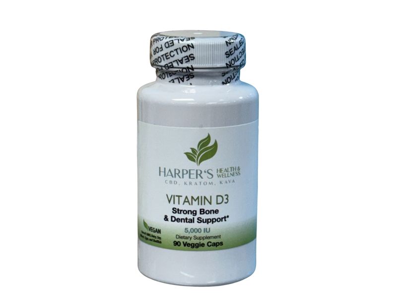 Harper’s Vitamin D3 5000IU 90 veggie caps