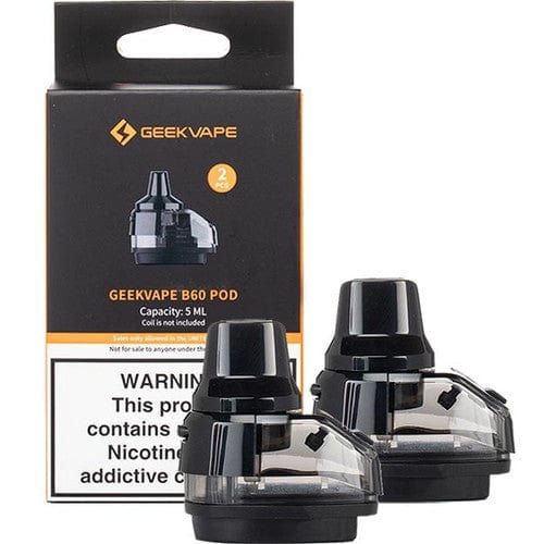 Geekvape B60 Empty Pods, Color: B60 Empty Pods 2pk