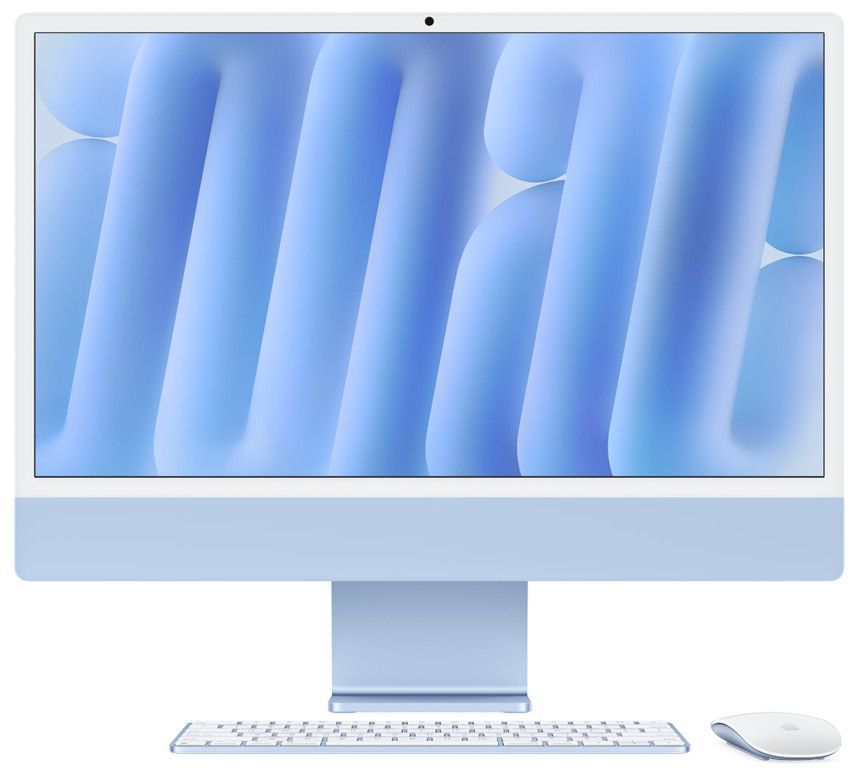 Blue iMac 2025