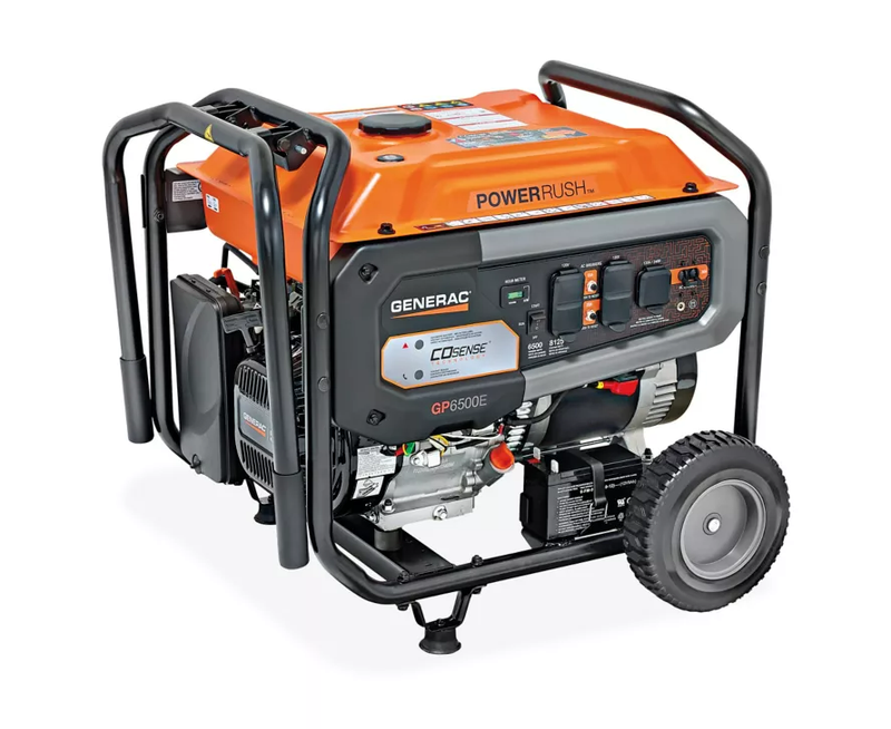Generac® Portable Generator - 6,500 Rated Watts