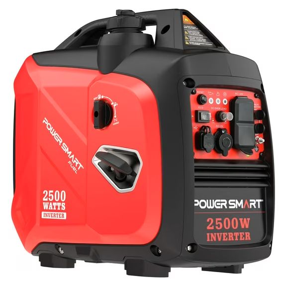 PowerSmart 2500W Portable Inverter Gas Generator Super Quiet Low Oil Shutdown Low Noise for Camping