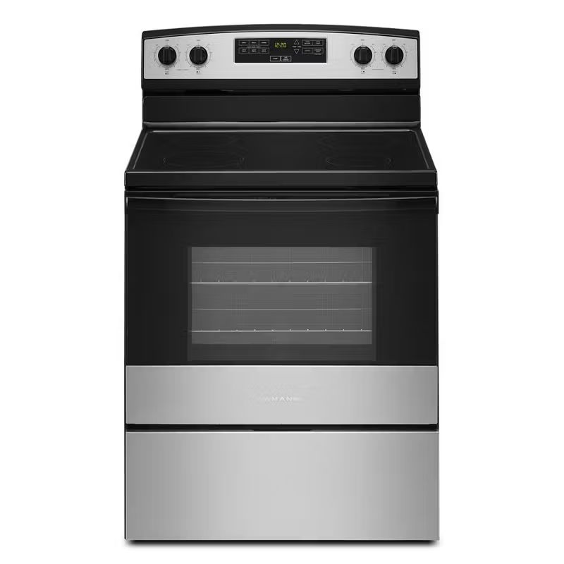30-inch Amana® Electric Range with Extra-Large Oven Window