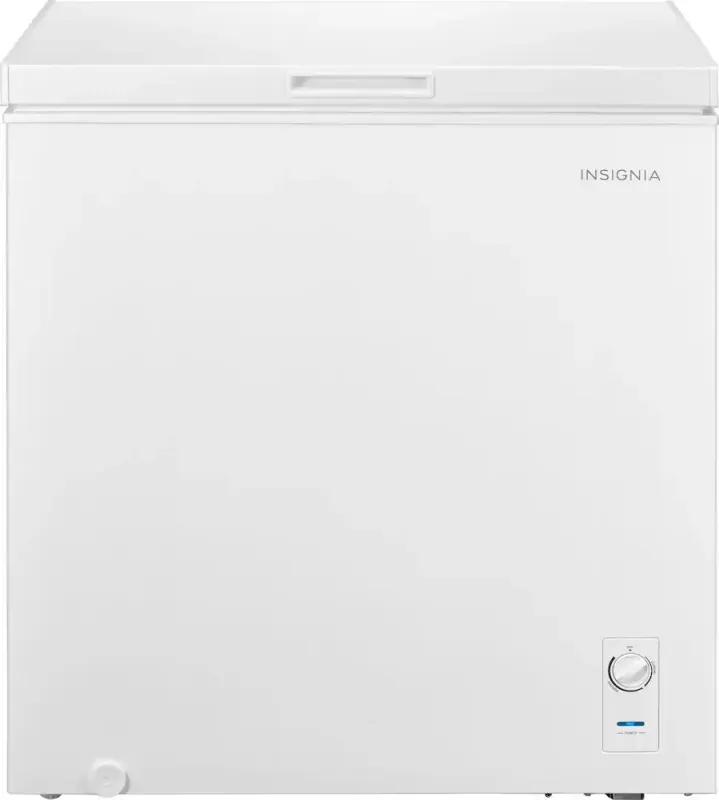 Insignia™ - 7 Cu. Ft. Garage-Ready Chest Freezer - White