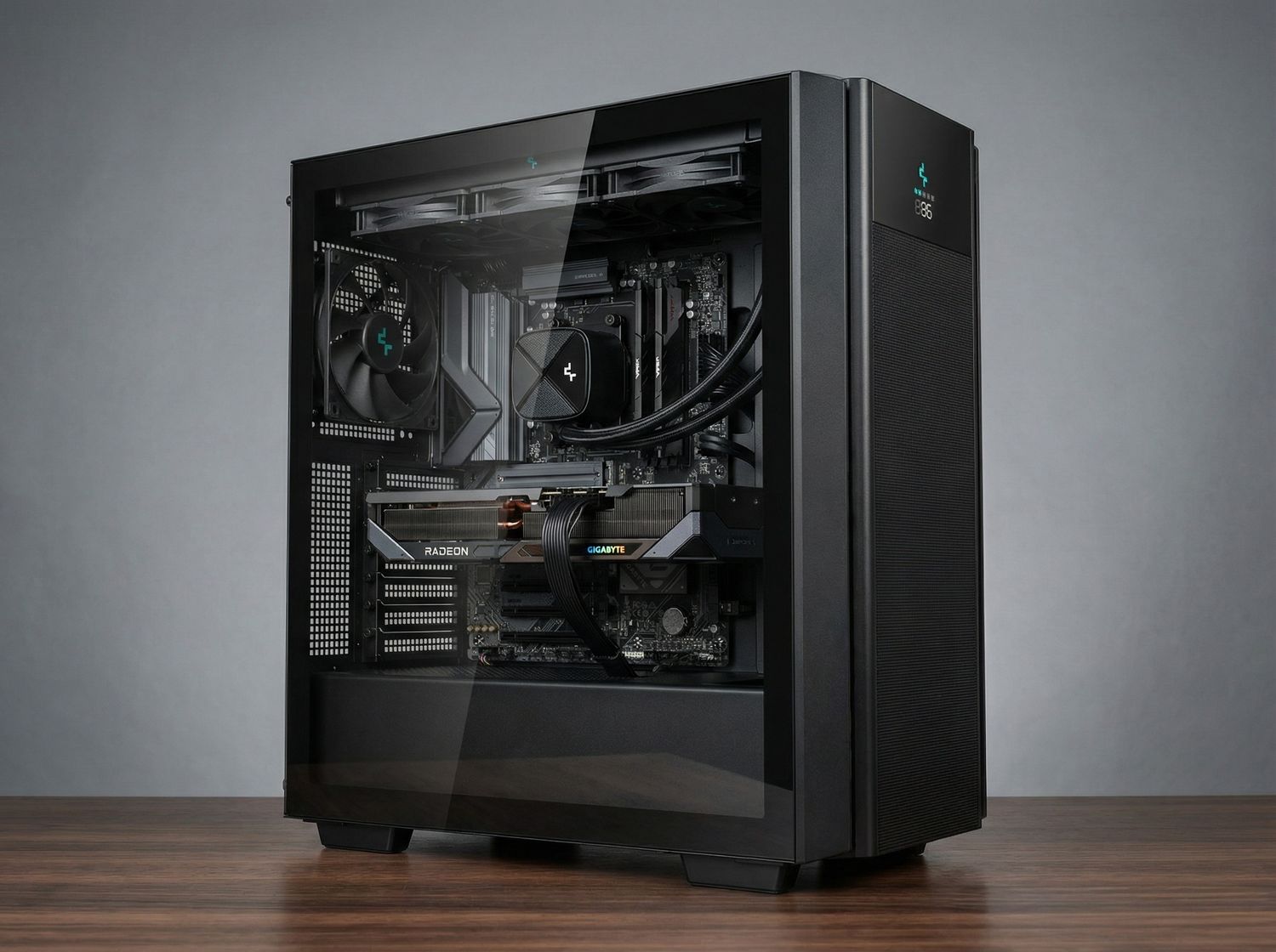 Ryzen 7 7800X3D / RX 9070 XT 16GB / 32 GB RAM / 2TB Dysk M.2 / Deepcool CH510 Mesh Digital / Bez RGB