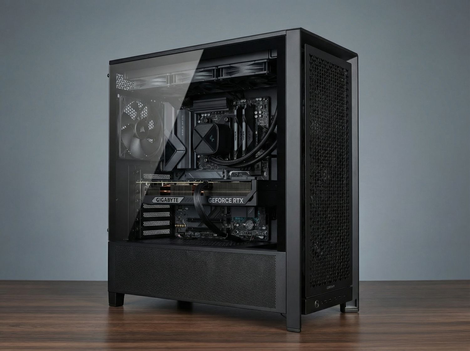 Ryzen 7 9800X3D / RTX 5080 16GB / 32 GB RAM / 2TB Dysk M.2 / Corsair Frame 5000D RS / Bez RGB