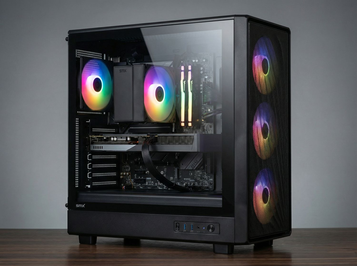 Ryzen 7 5700X / RX 9060 XT 16GB / 16 GB RAM / 1TB Dysk M.2 / RGB