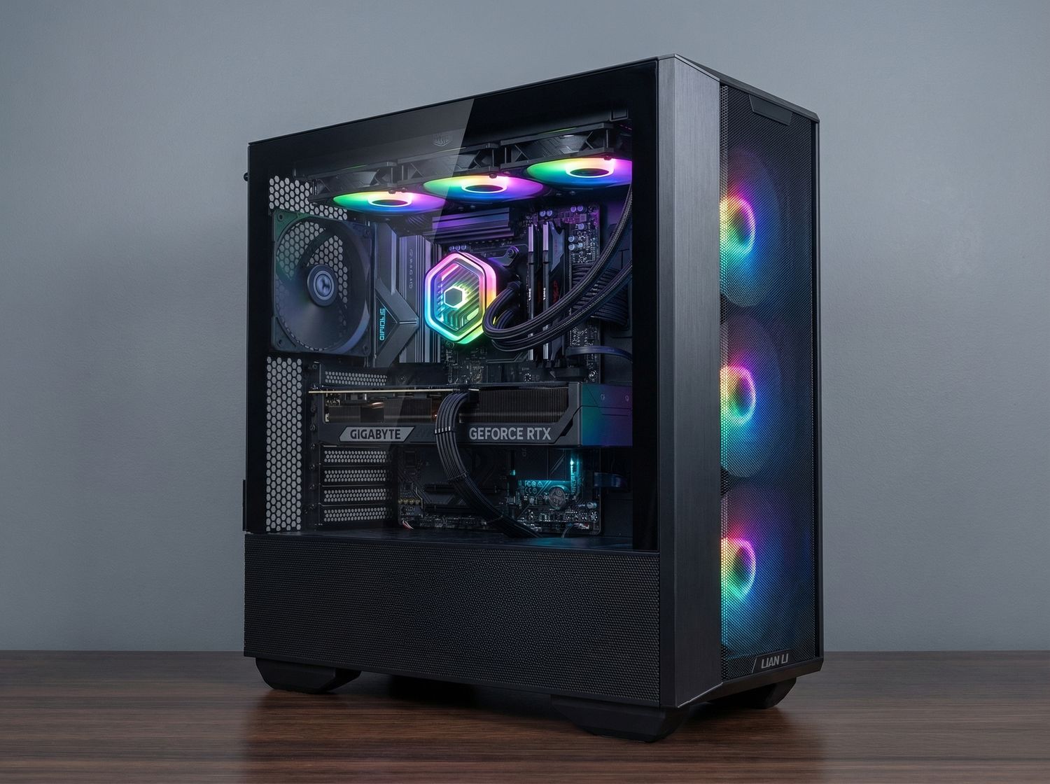 Ryzen 7 9800X3D / RTX 5080 16GB / 32 GB RAM / 2TB Dysk M.2 / Lian Li LANCOOL III / RGB