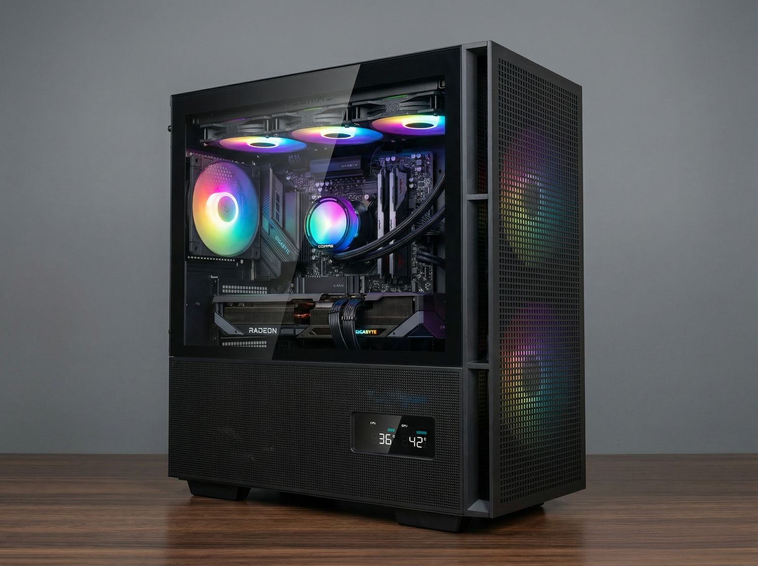 Ryzen 7 7800X3D / RX 9070 XT 16GB / 32 GB RAM / 2TB Dysk M.2 / Deepcool CH560 Digital / RGB