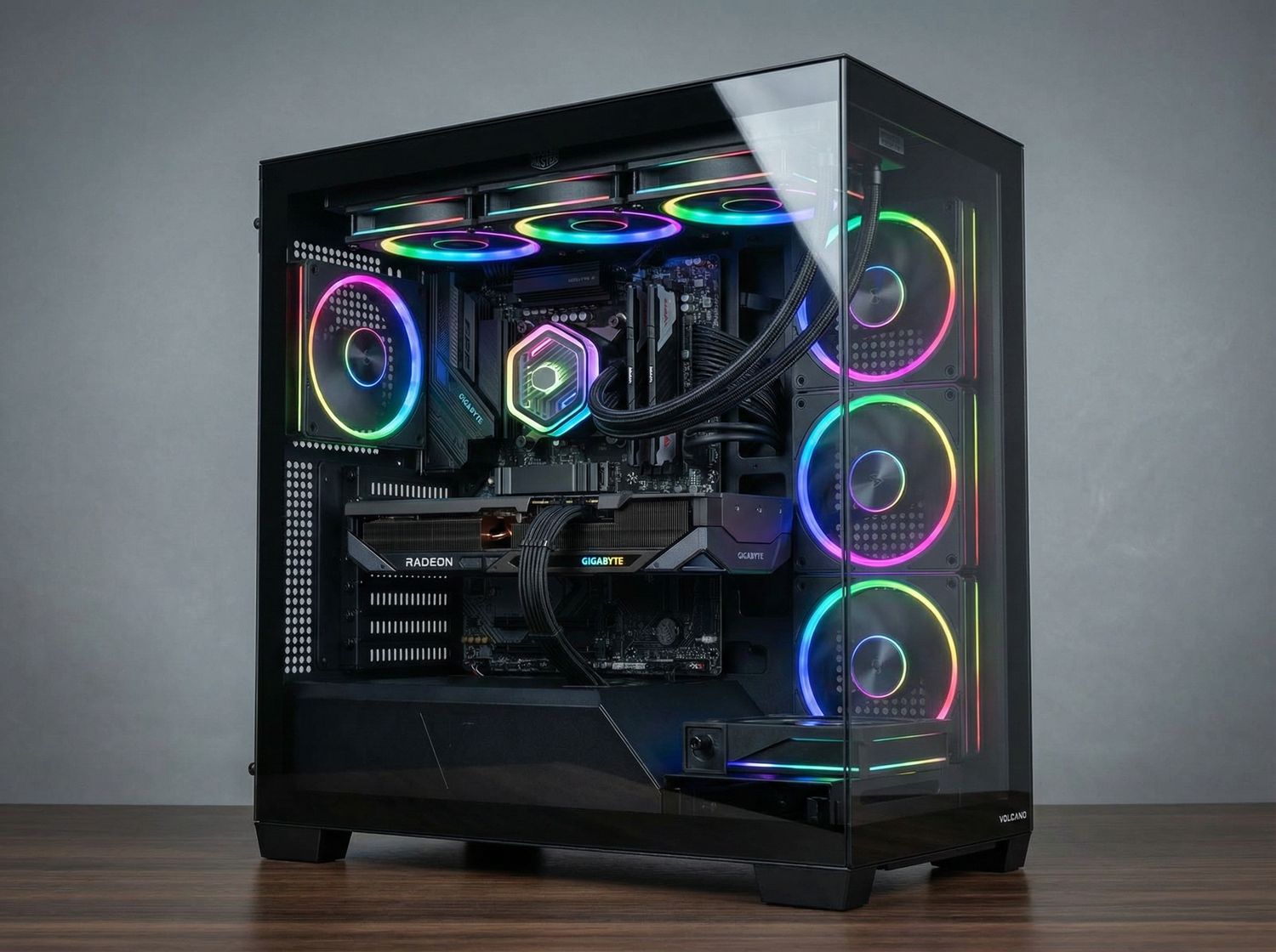 Ryzen 7 9800X3D / RX 9070 XT 16GB / 32 GB RAM / 2TB Dysk M.2 / Modecom Volcano Stellar 8F / Akwarium Ryzen 7 9800X3D / RX 9070 XT 16GB / 32 GB RAM / 2TB Dysk M.2 / Modecom Volcano Stellar 8F / Akwarium