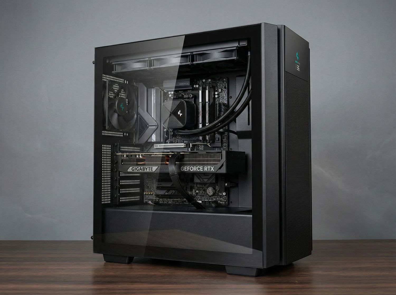 Ryzen 7 7800X3D / RTX 5070 Ti 16GB / 32 GB RAM / 2TB Dysk M.2 / Deepcool CH510 Mesh Digital / Bez RGB