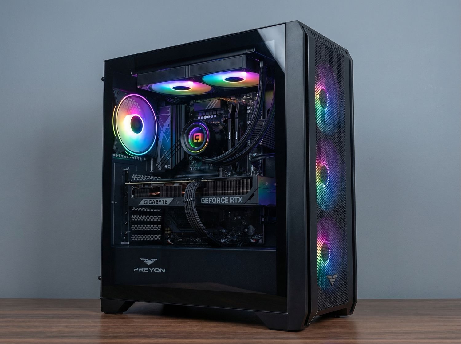 i5 14600KF / RTX 5070 12 GB / 32 GB RAM / 2TB Dysk M.2 / PREYON Nest Windy+ / Bez RGB