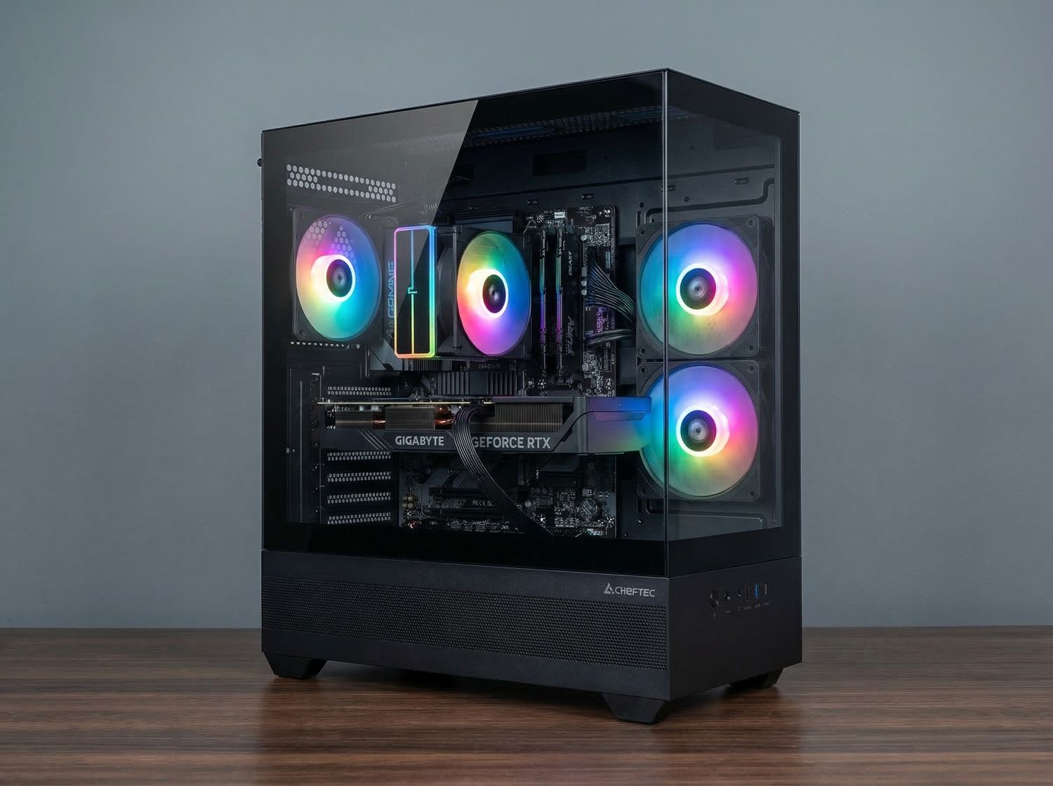 I5 14400f / RTX 5060 8 GB / 16 GB RAM / 1TB Dysk M.2 / Chieftec Vista / Akwarium