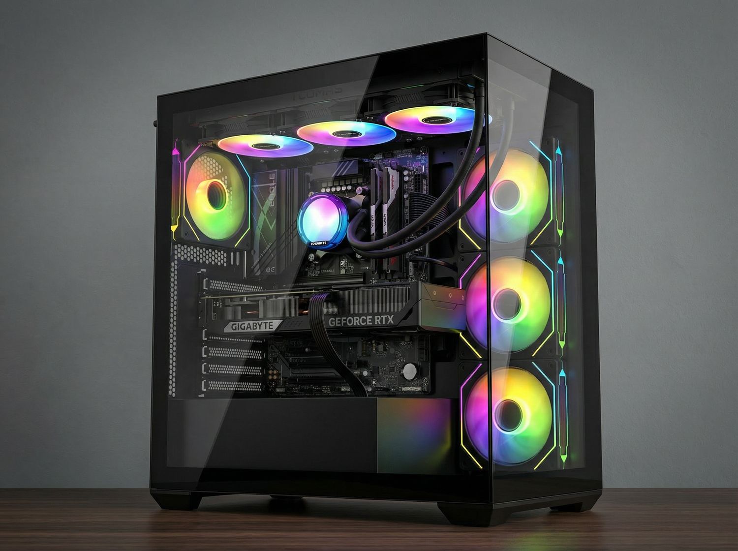 i5 14600KF / RTX 5070 12 GB / 32 GB RAM / 2TB Dysk M.2 / KRUX Exo / Akwarium