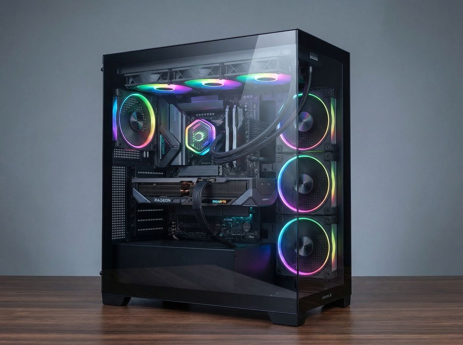 Core Ultra 7 265K / RX 9070 XT 16 GB / 32 GB RAM / 2TB Dysk M.2 / Deepcool CG580 4F V2 / Akwarium