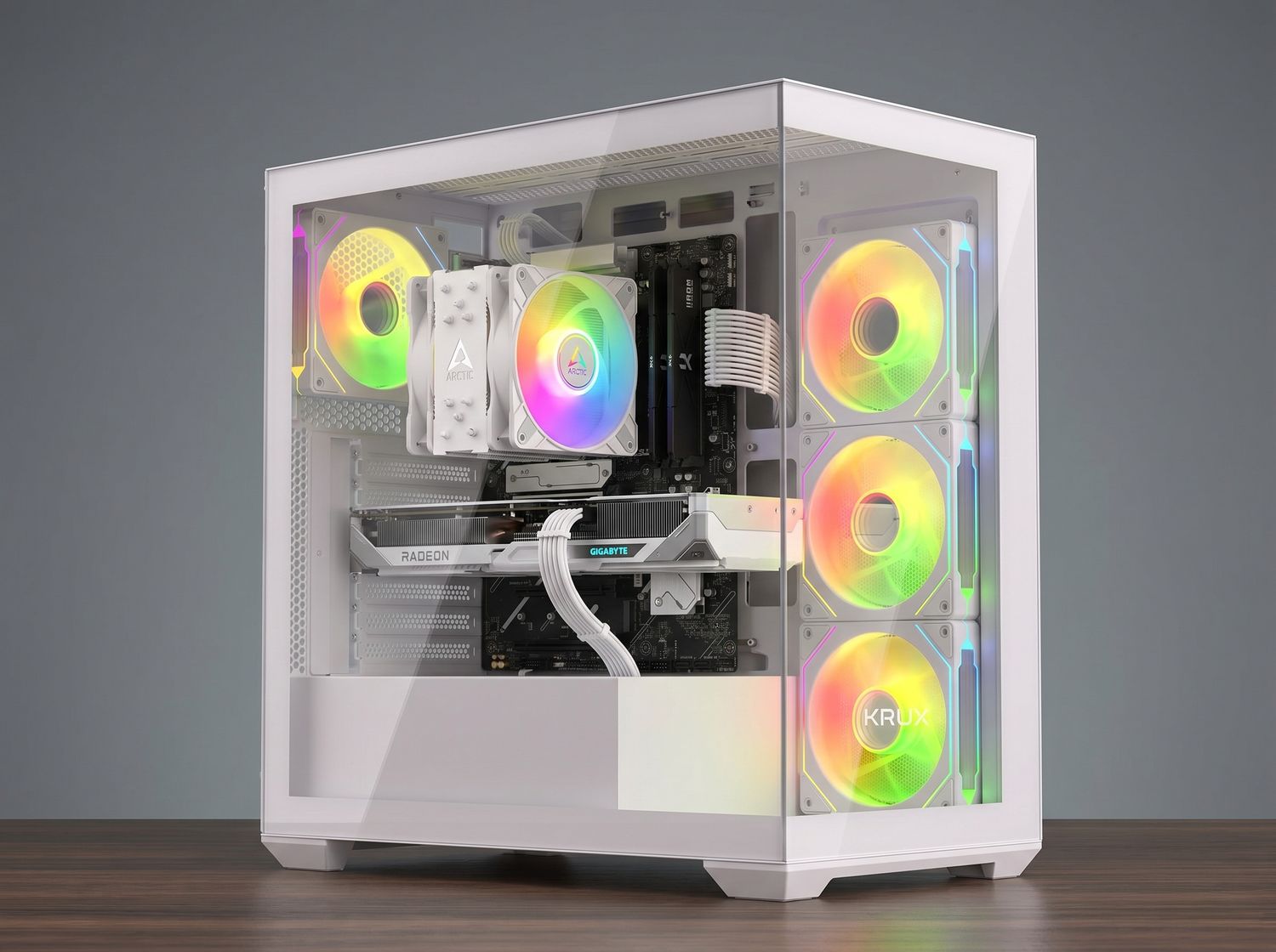 Ryzen 5 7500f / RX 9060 XT 16GB / 32 GB RAM / 1TB Dysk M.2 / Modecom Breeze