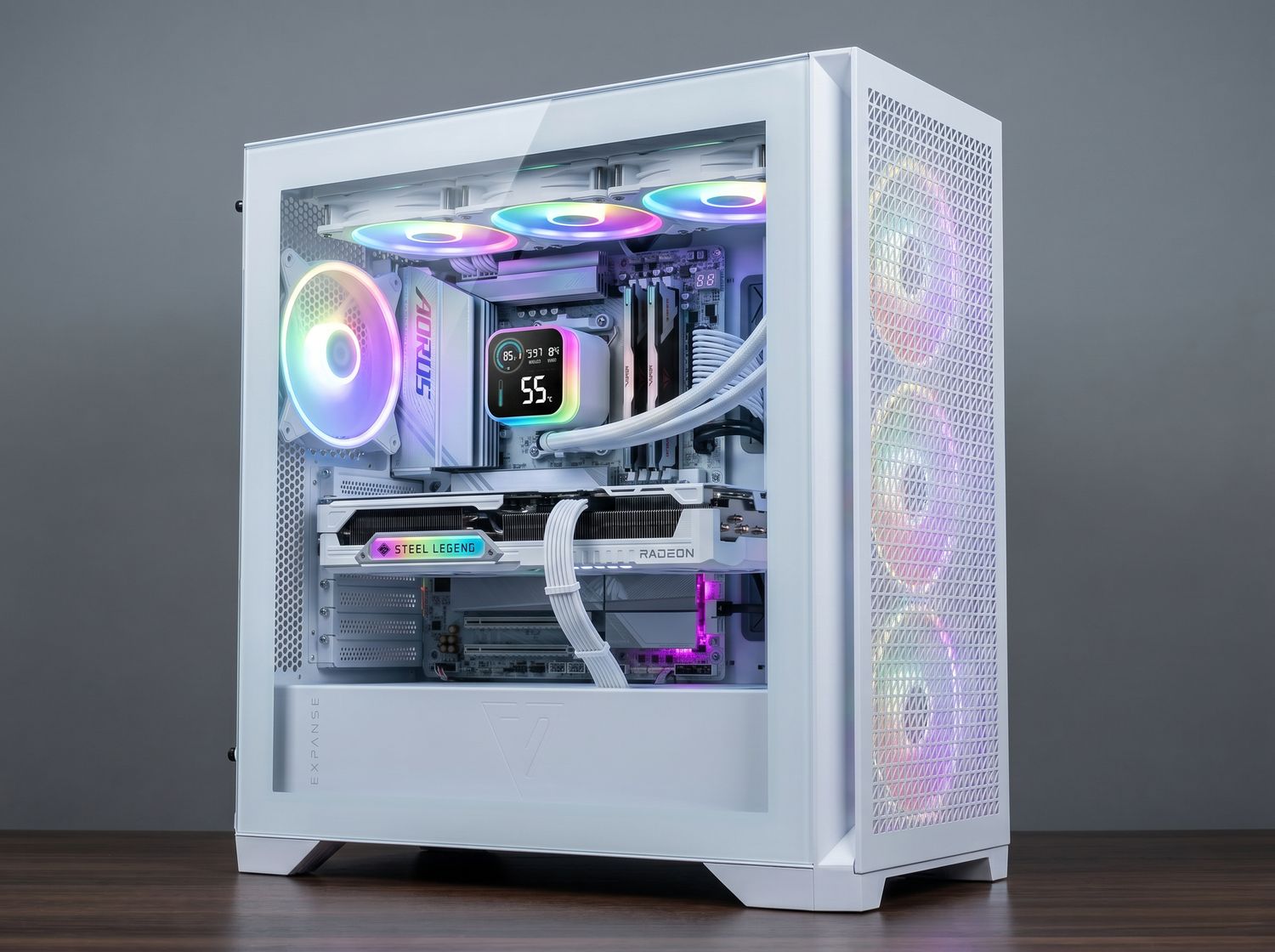 Ryzen 7 9800X3D / RX 9070 XT 16GB / 32 GB RAM / 2TB Dysk M.2 / Modecom Volcano Expanse T Apex