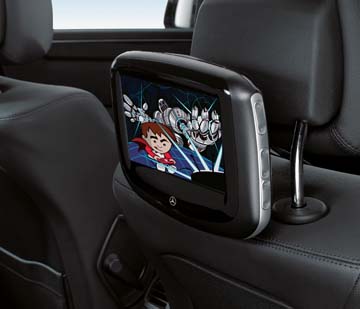 Rear Seat Entertainment System, monitor with DVD player