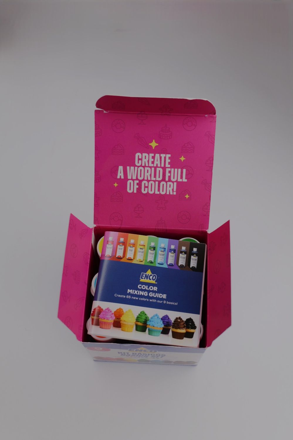 ENCO Food Coloring Set – Basic Kit for Baking and Buttercream