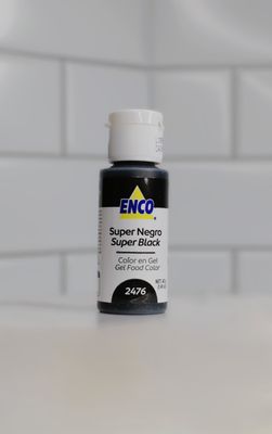 ENCO Super Black Gel Food Coloring – For Baking and Cake Decorating (40 g)