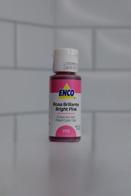 ​ENCO Bright Pink Gel Food Coloring – For Baking and Cake Decorating (40 g)