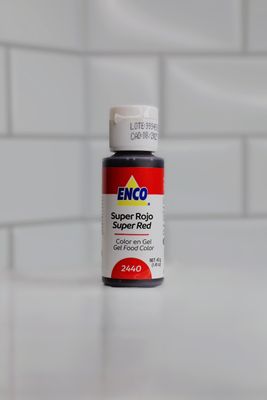 ENCO super red Gel Food Coloring – For Baking and Cake Decorating (40 g)