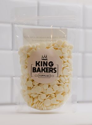 White Chocolate Coating Discs for Baking (1 lb)